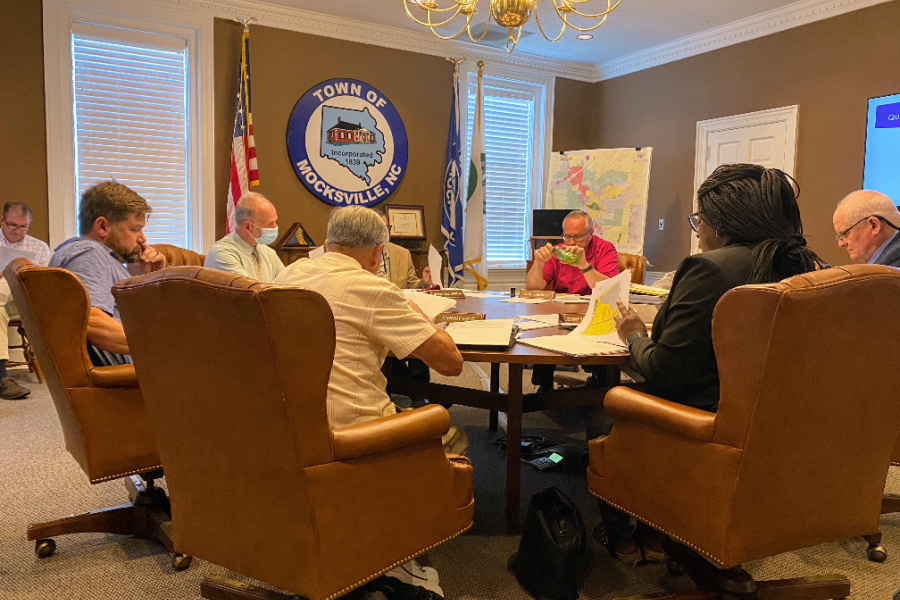 The Mocksville Board of Commissions approved the Town’s balanced fiscal year 2022-2023 budget last week during its monthly public meeting.